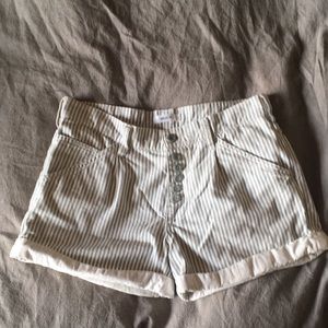 RVCA light blue pinstripe shorts